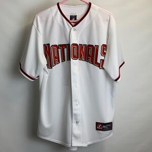 Washington Nationals Stephen Strasburg Majestic White Jersey Size L